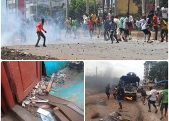 Guinee/manif politique: un centre de prestation saccagé ,son propriétaire porté disparu et des morts et interpellations signalées.(Bilan)