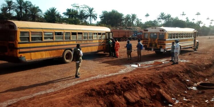 Boké: le syndicat des Travailleurs de Winning Africa Port en grève