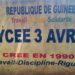 Lycée 3 avril Kankan: Après avoir giflé son enseignant,le proviseur regrette