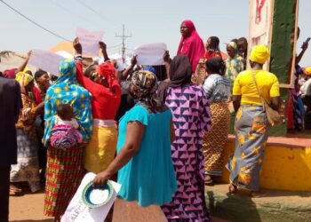 Kankan: Autour de l’effigie de Mamadi Doumbouya,les femmes réclament Alpha Condé