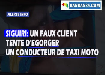 Siguiri : un prétendu client tente d&rsquo;égorger un conducteur de taxi moto
