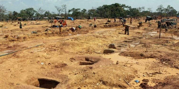Siguirini : l&rsquo;éboulement d&rsquo;une mine artisanale d&rsquo;or fait 5 morts