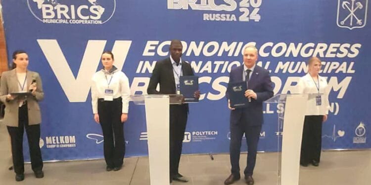 Saint-Pétersbourg: la Mairie de Kankan paraphe un partenariat avec les pays BRICS