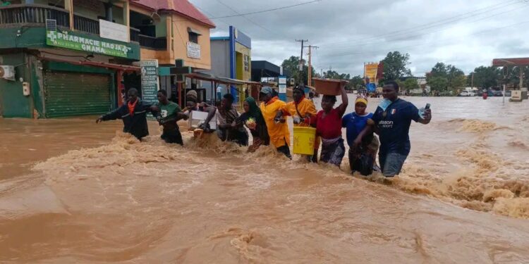 Guinée : la ville de Siguiri au nord-est du pays victime d’inondation.