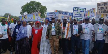 Kankan : Diankana se mobilise en force pour soutenir le Général Mamady Doumbouya…