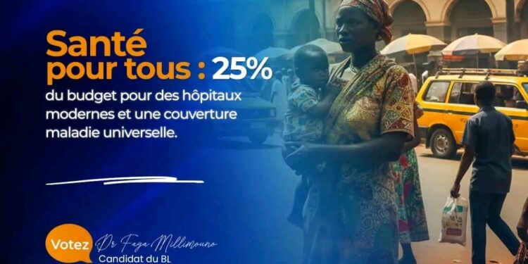 Guinée : Dr Faya Millimouno compte affecter 25 % du budget national à la santé