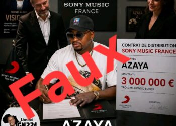 Musique : l’artiste Azaya a t-il signé avec Sony Music France ? (Debunking)