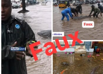 Fortes pluies à Conakry : quand les images générées et manipulées par l&rsquo;IA sèment le désordre informationnel (débunking)